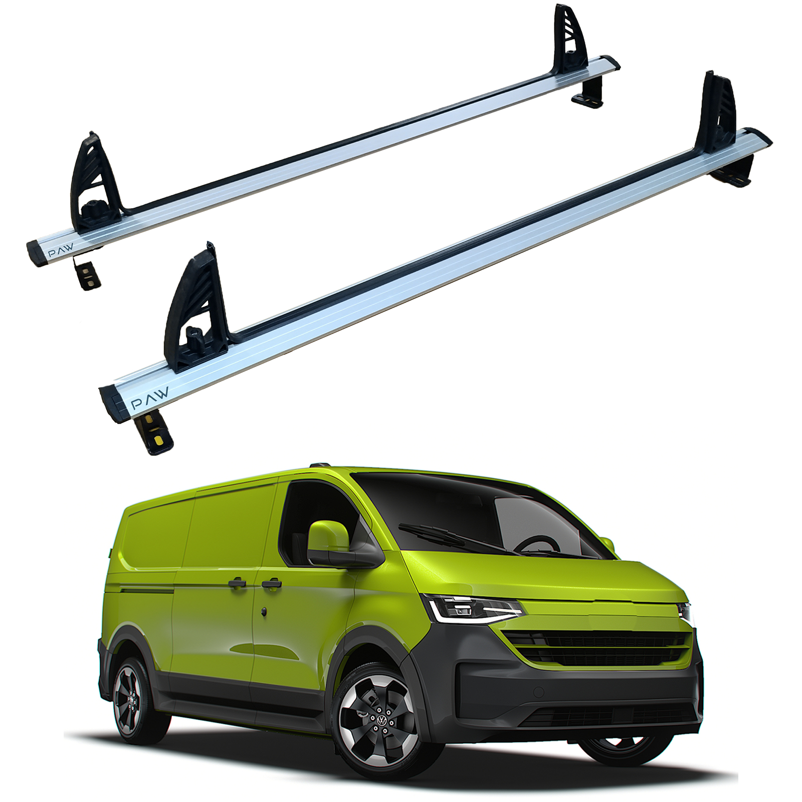 Ladder Roof Rack Carrier Cross Bars Aluminum, 2 Qty For Volkswagen Transporter 2024-2025 Ladder Roof Rack Carrier Cross Bars Aluminum, 2 Qty For Volkswagen Transporter 2024-2025